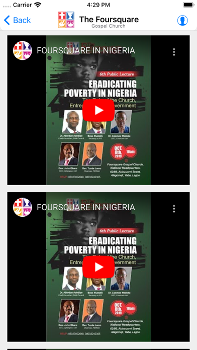 Screenshot 3 of The Foursquare Gospel Church App