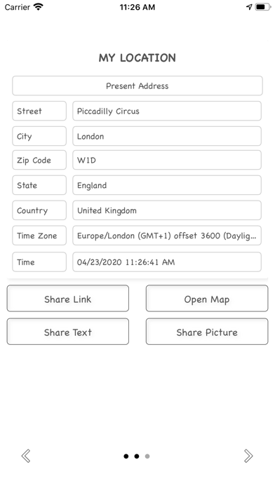 Locate Myself iPhone screenshot 4 - Utilities app
