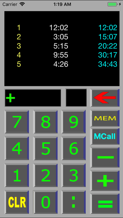 Screenshot #2 pour Time Calculator 4 Aviators