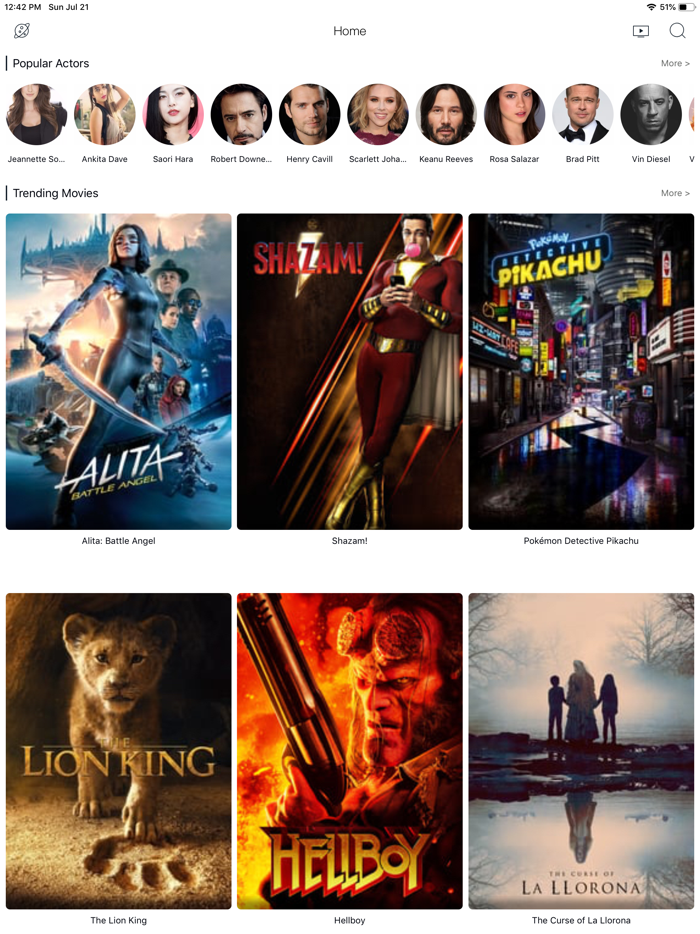 Tea TV Movies and Theater Finder