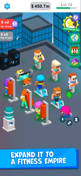Game screenshot Idle Gym City - fitness tycoon hack