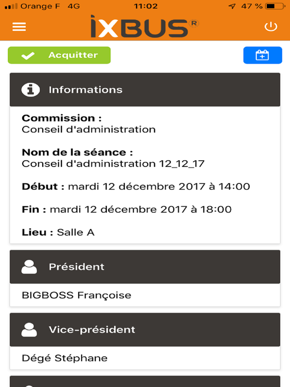 Screenshot #6 pour iConvocation