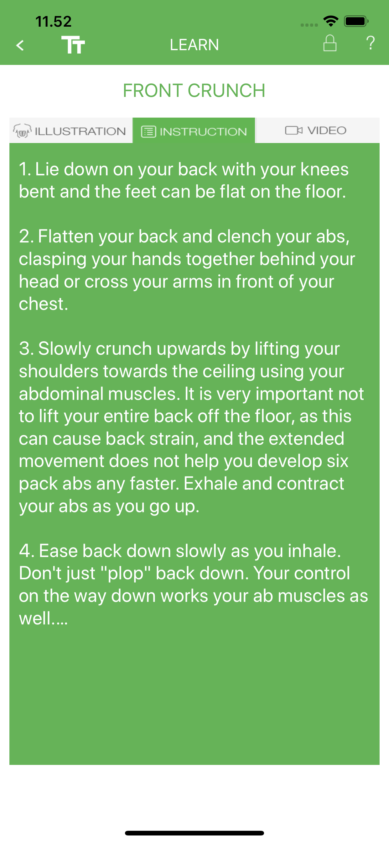 iAbs - Six pack abs exercise