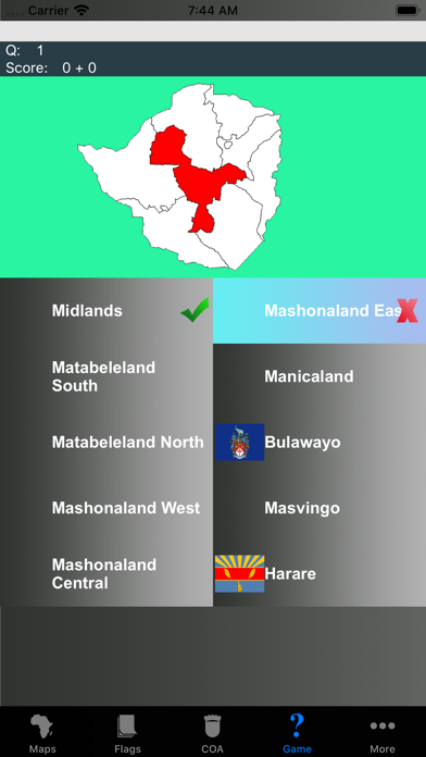 Africa Country's State Maps Screenshot
