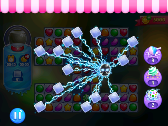 Candy Jewel World Match 3 iPad app afbeelding 2