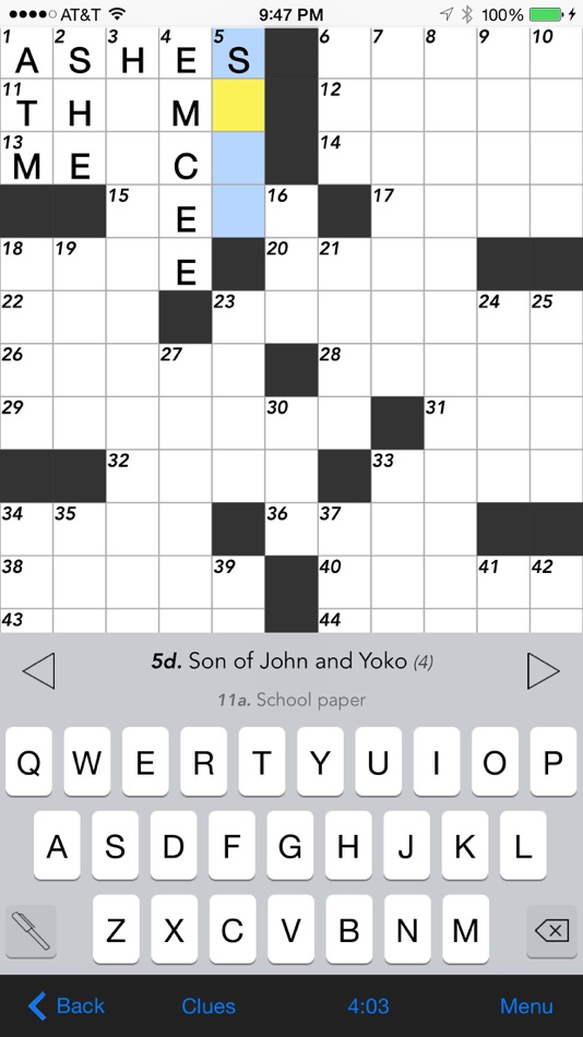 #1. Crosswords (iOS) 由: Stand Alone, Inc.