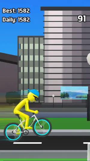 Stickman Bike Wheelie screenshot 1