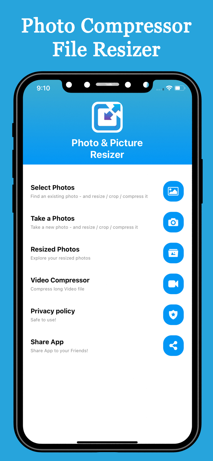 Image Compressor Photo Resize