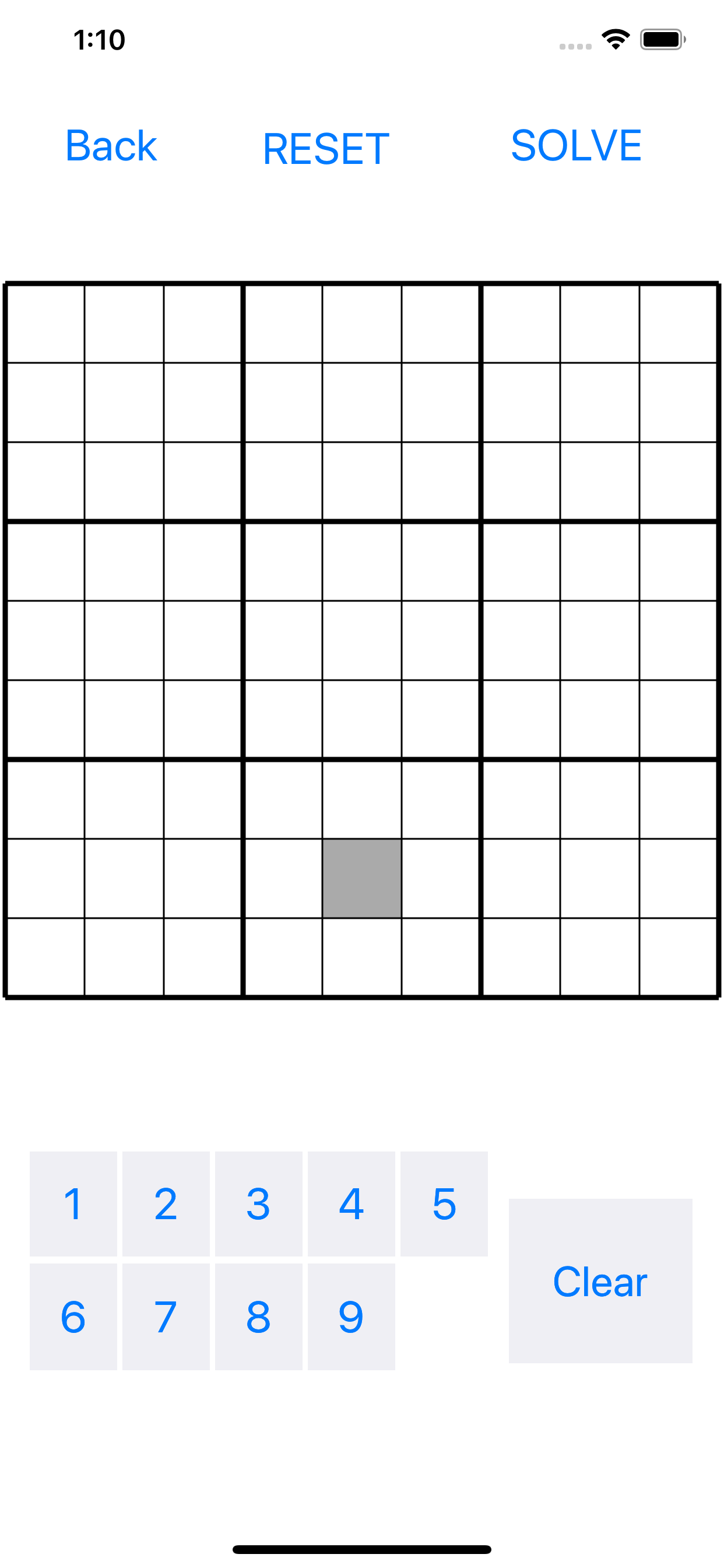 Soduku Solver Solution