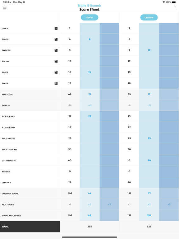 Screenshot #4 pour Triple 13 Rounds Score Sheet