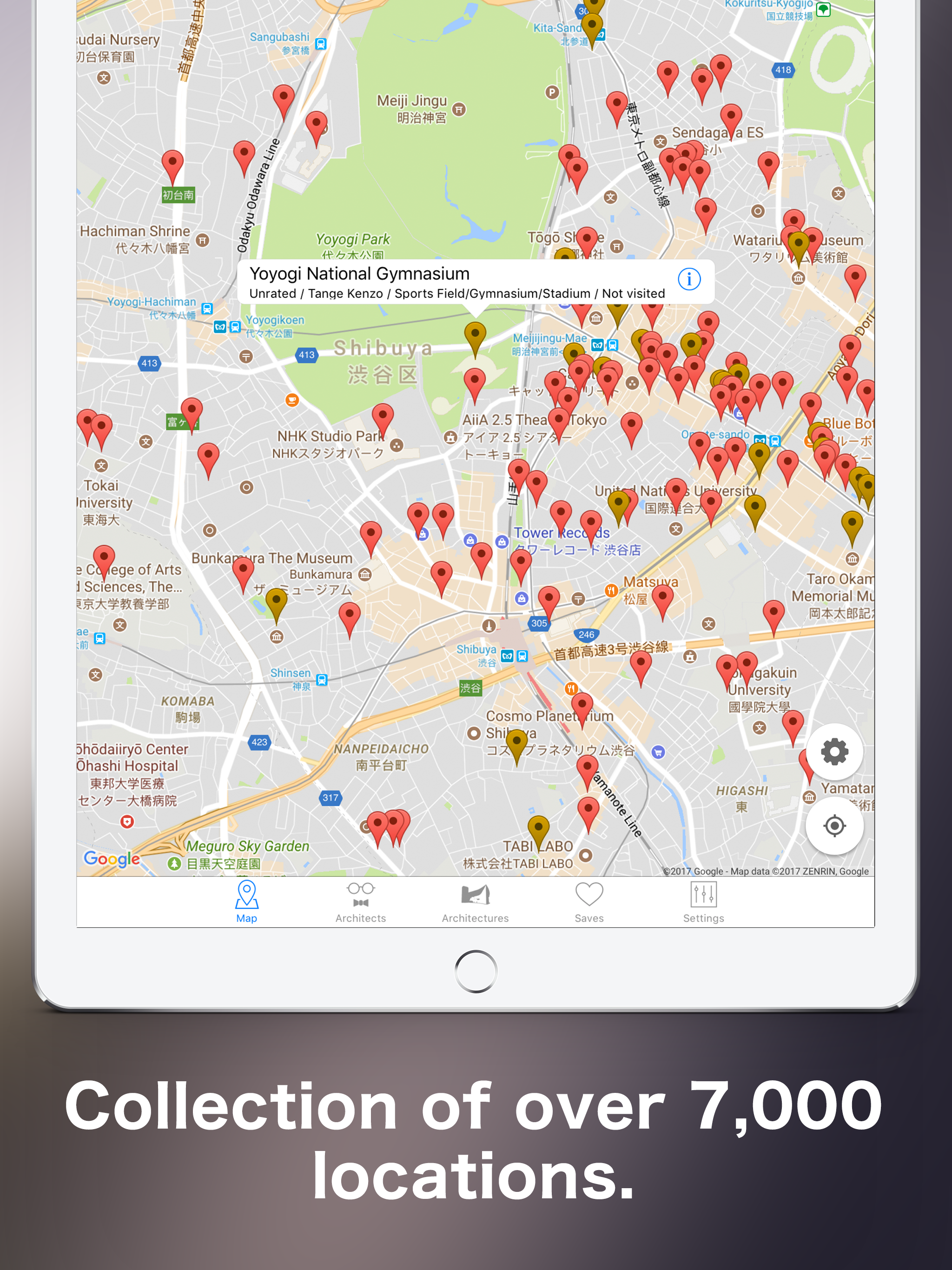 Japan Architecture Map