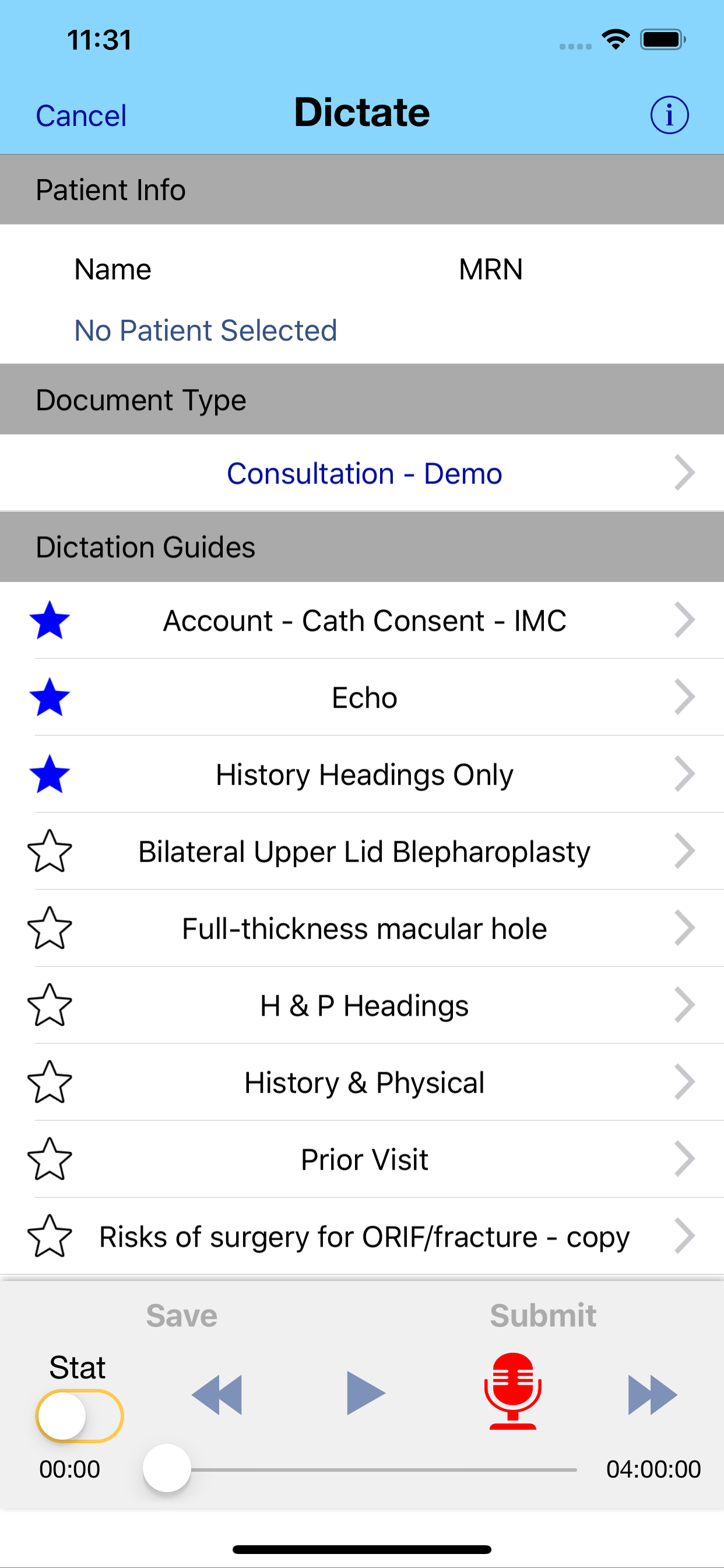 InfraWare Dictation