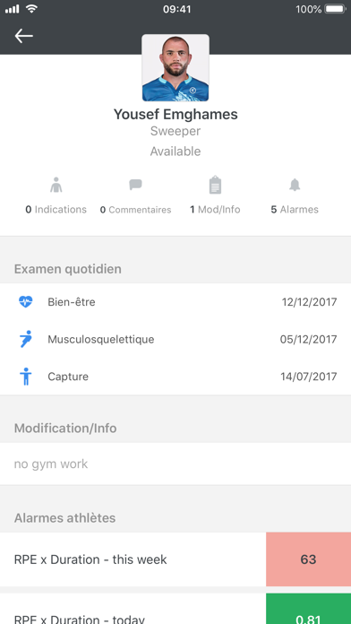 Screenshot #2 pour Kitman Labs Coach
