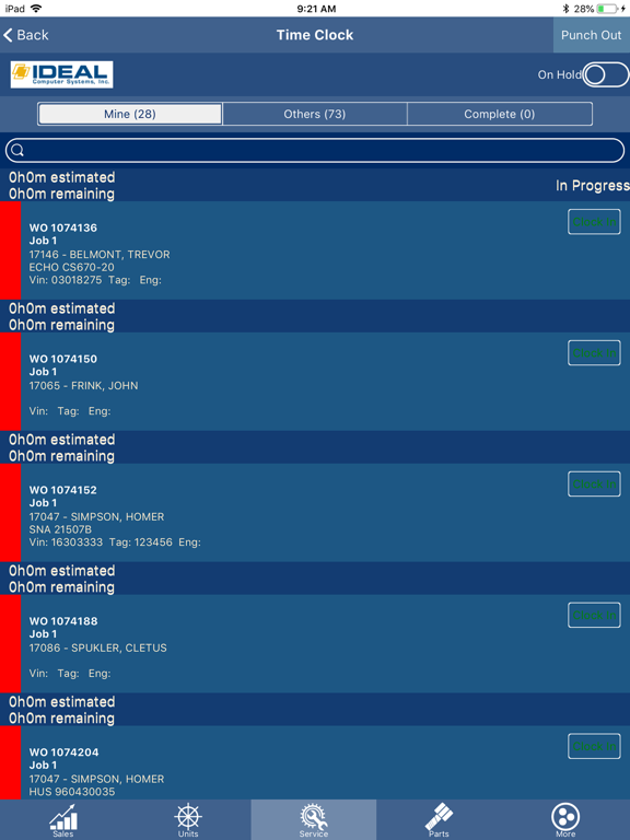 Ideal Mobile iPad screenshot