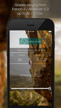 Climbing Grades Converter screenshot 1