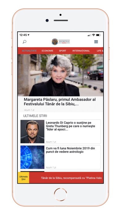 Screenshot #1 pour Secretele News