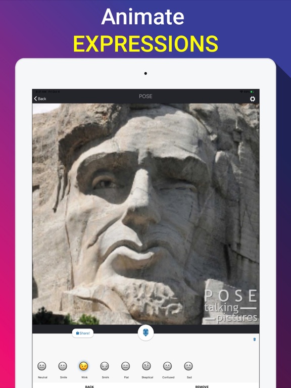 POSE: Talking Pictures iPad screenshot 2 - Entertainment app