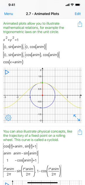 ‎Mathematics with PocketCAS Pro Screenshot