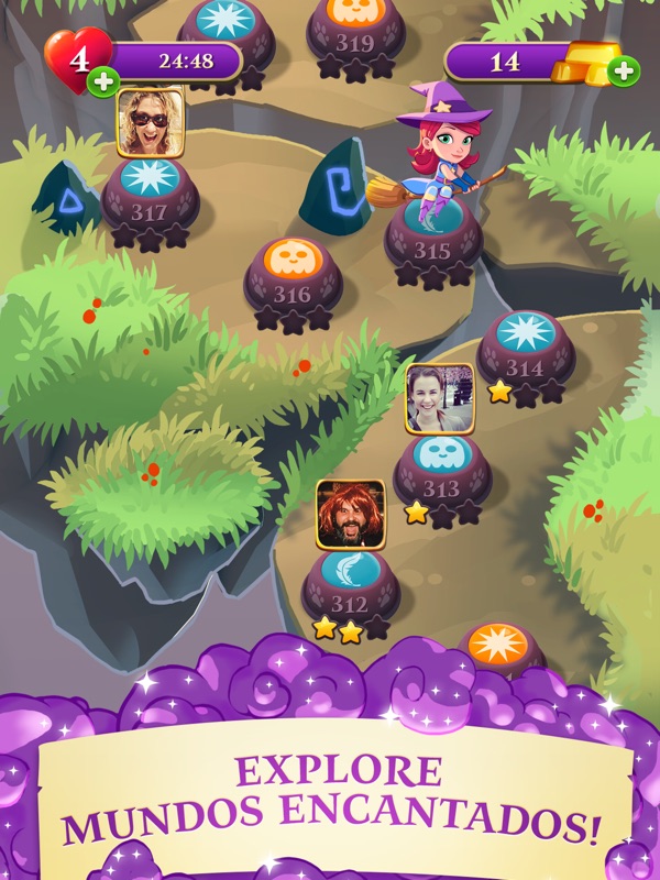 Bubble Witch 3 Saga screenshot 9