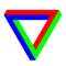 Tricolor control Triangle, put each color dot