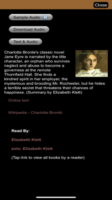 Gutenberg Project screenshot