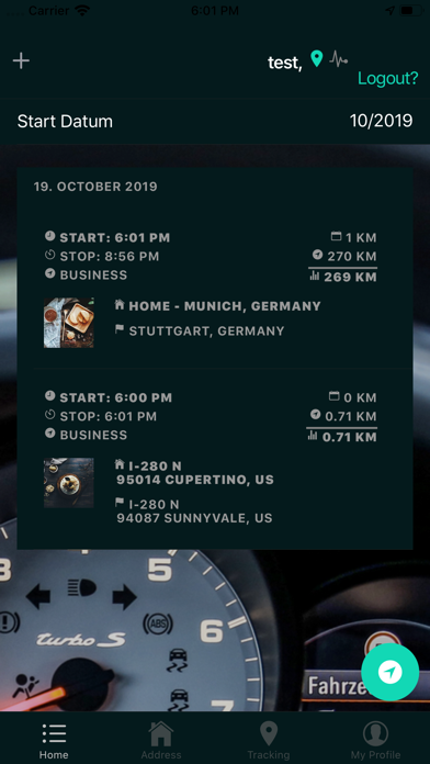 Screenshot #1 pour Journal de bord - Drivers Log