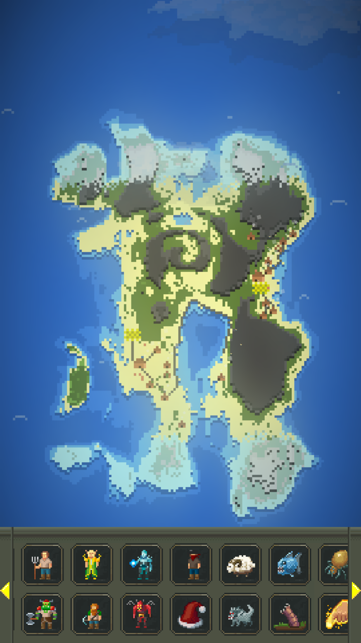 WorldBox - God Sandbox iOS Mod IPA screenshot 1 - iOS game interface