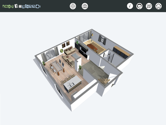 Screenshot #6 pour Floor Plan 3D | smart3Dplanner