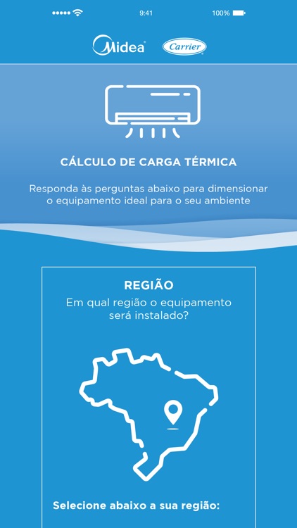 Midea Carrier - Simulador