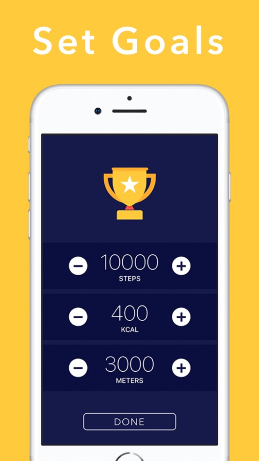 #2. Count steps Step counter app (iOS) By: Pinevalley OU