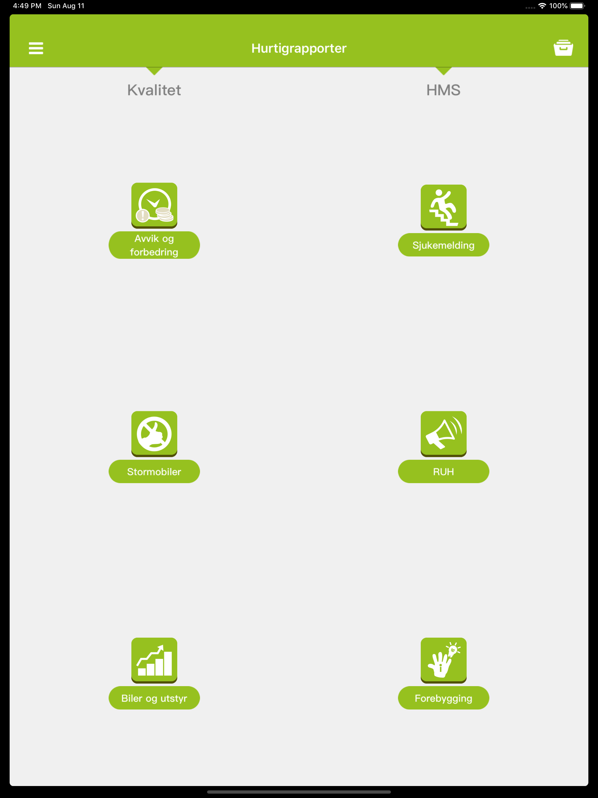 Nettpartner Bane HSEQ screenshot 5
