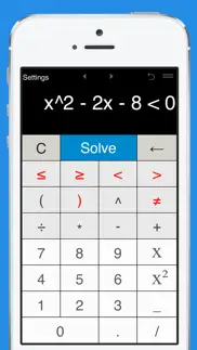 inequality calculator iphone screenshot 1