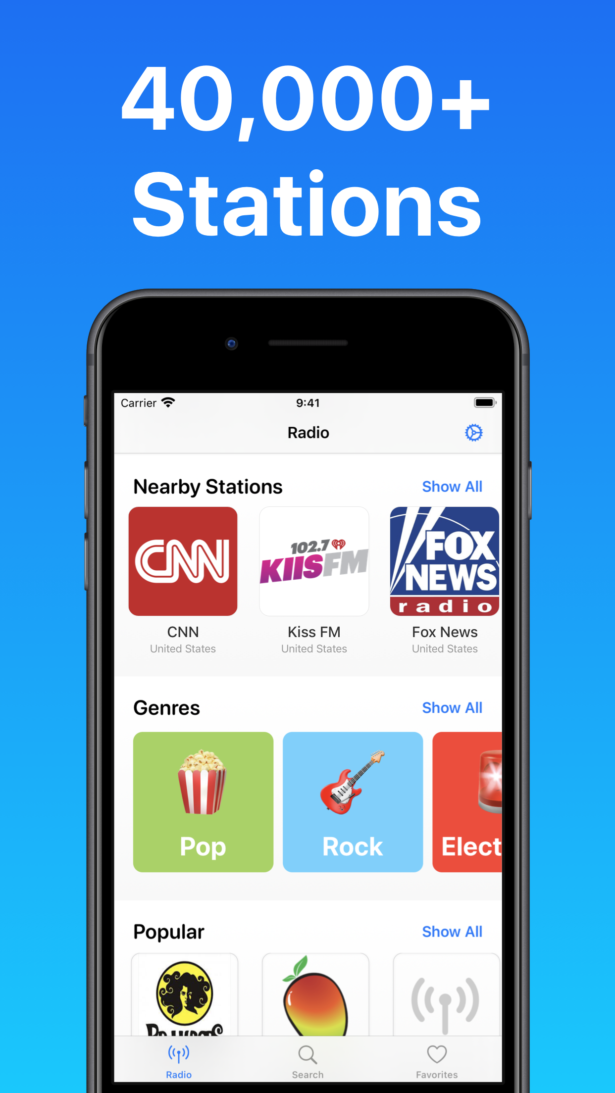 FM Radio App screenshot 1