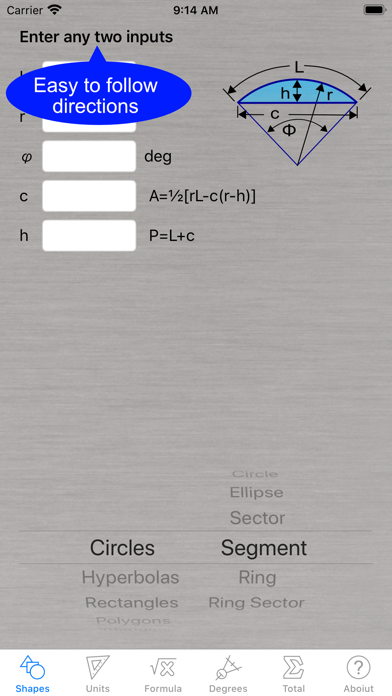 Screenshot #2 pour Area Calculator