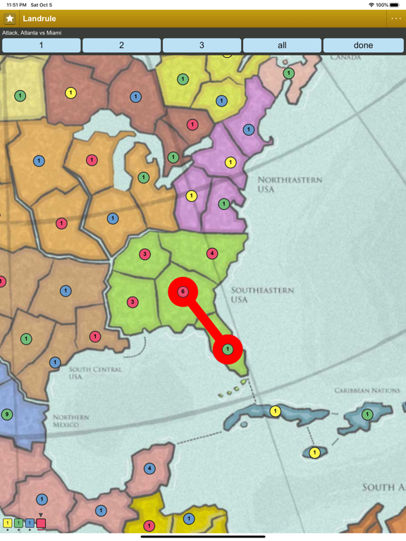 Screenshot #5 pour Landrule Strategy of War