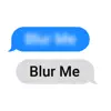 Blur Out any Message Stickers contact information