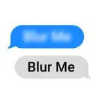 Blur Out any Message Stickers App Contact