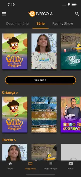 Game screenshot TV Escola apk