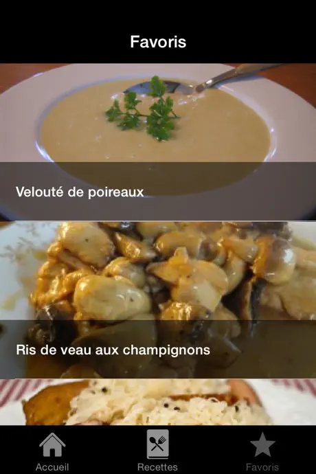 Recettes de cuisine française