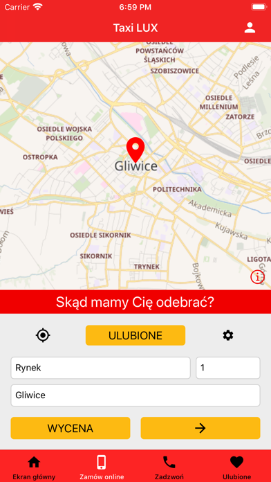 Taxi LUX GLIWICE screenshot 3