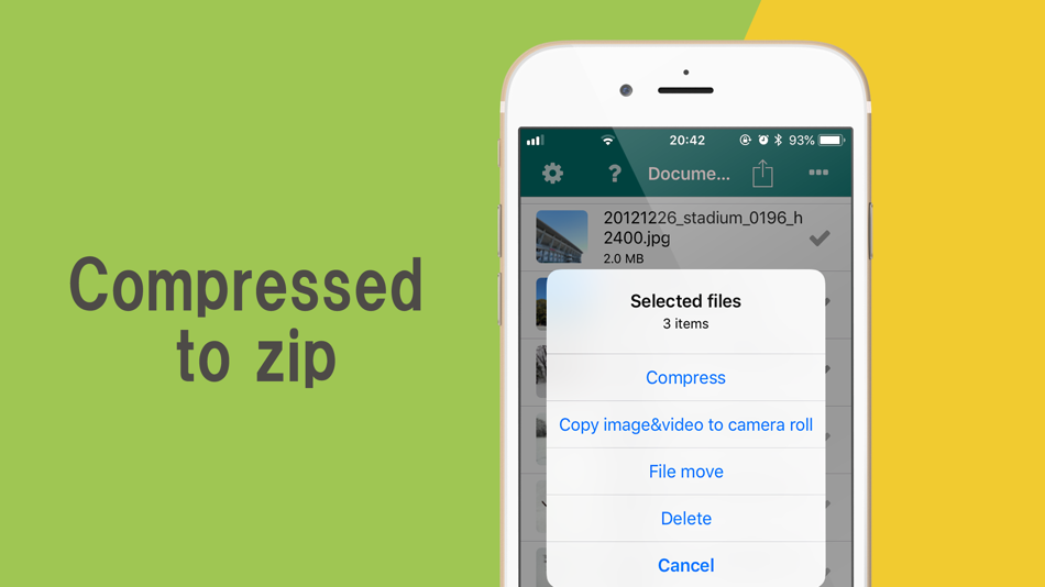 #2. Easy zip - Manage zip/rar file (iOS) 게시자: WEBDIA INC.