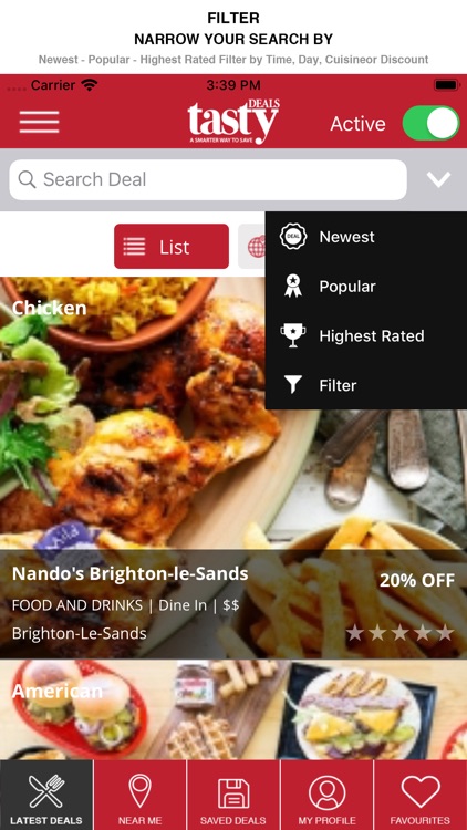 Tasty Deals-Restaurant Deals