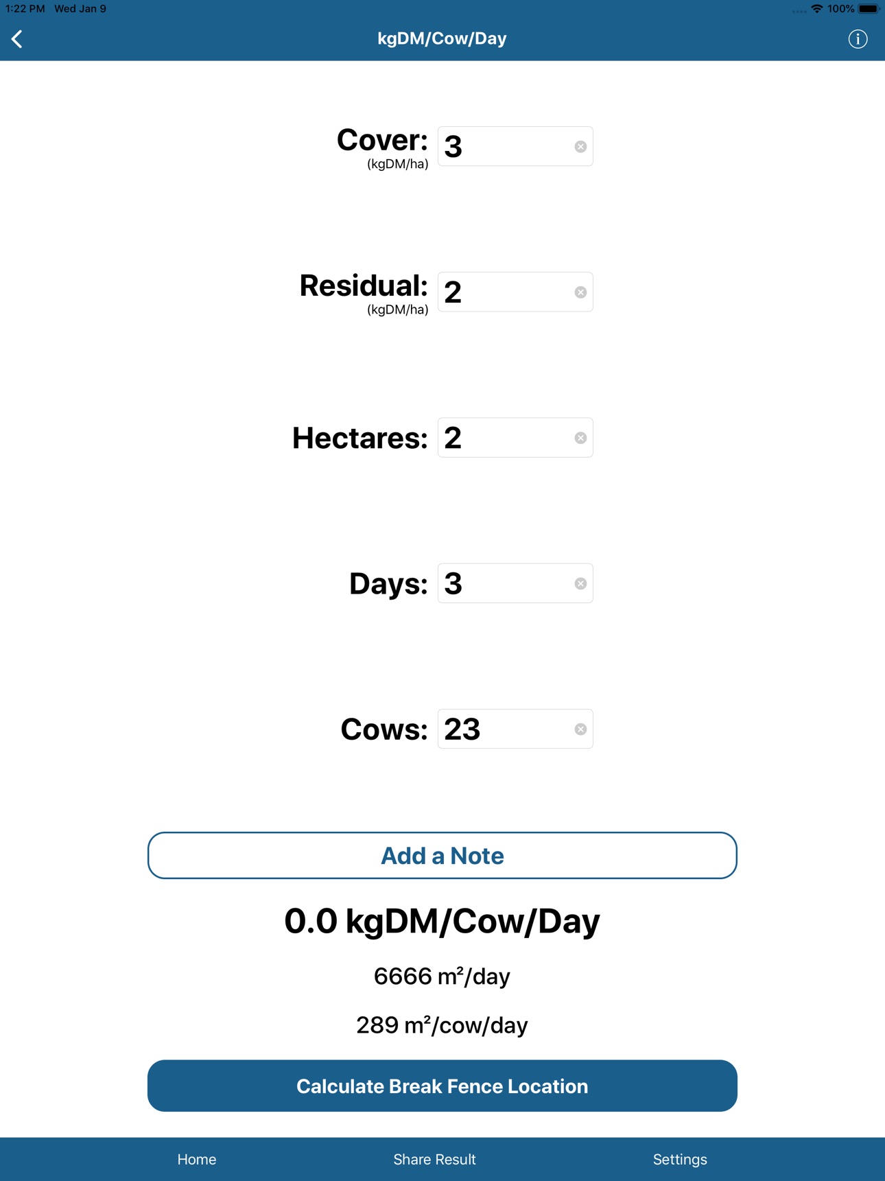 Screenshot 9 of Grazing Calculator