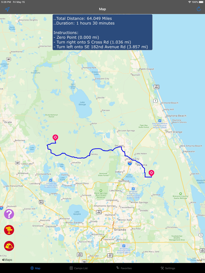 Florida – Camping and RV spots