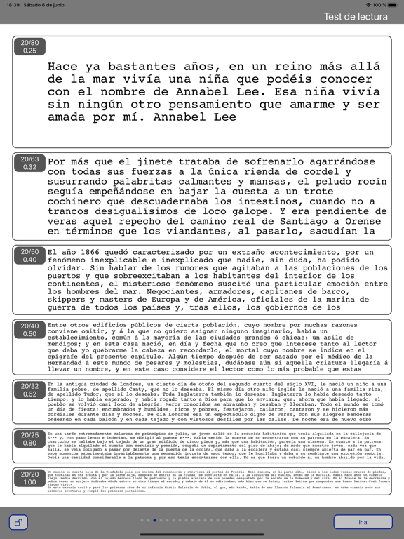 Screenshot #6 pour Test de visión