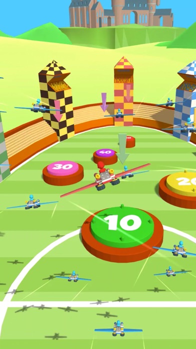 Glide Race 3D screenshot 2