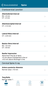 Radiology Measurements screenshot