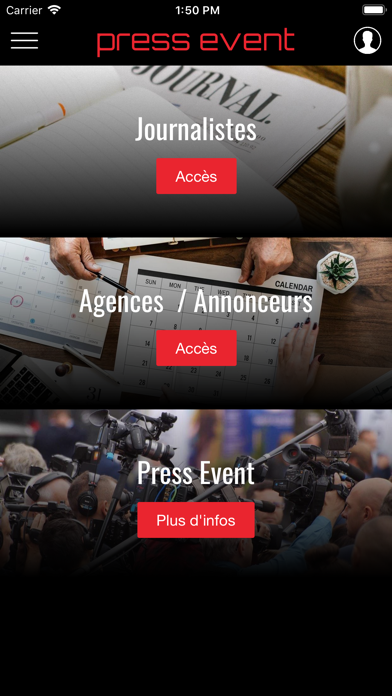 Screenshot #1 pour Press Event