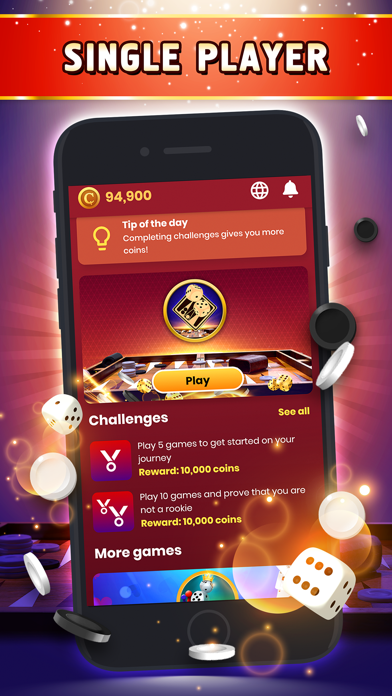 VIP Backgammon - Board Game Screenshot