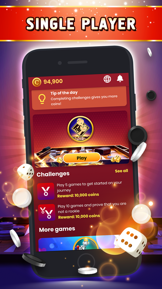 #1. VIP Backgammon - Board Game (iOS) 由: CASUALINO AD